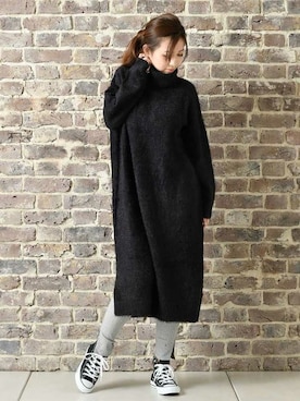 Delyle NOIR STAFFさん（レディース・160cm）の冬コーディネート