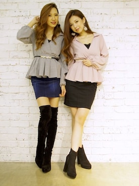 Delyle NOIR STAFFさん（レディース・160cm）の冬コーディネート