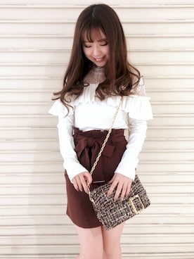 Delyle NOIR STAFFさん（レディース・160cm）の冬コーディネート