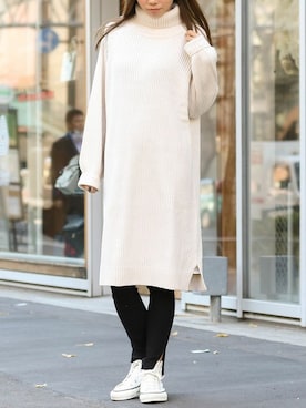 Delyle NOIR STAFFさん（レディース・160cm）の冬コーディネート