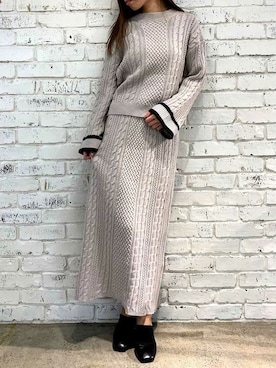 Delyle NOIR STAFFさん（レディース・160cm）の冬コーディネート