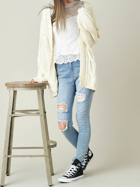 Delyle NOIR STAFFさん（レディース・160cm）の冬コーディネート