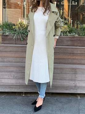 Delyle NOIR STAFFさん（レディース・160cm）の春コーディネート