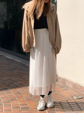 Delyle NOIR STAFFさん（レディース・160cm）の春コーディネート