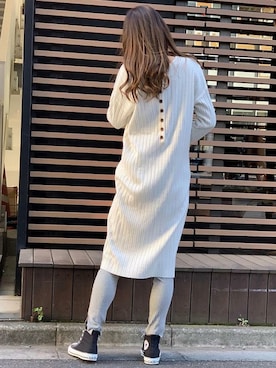 「春ワンピ」｜Delyle NOIR STAFFさん（レディース・160cm）の春コーディネート