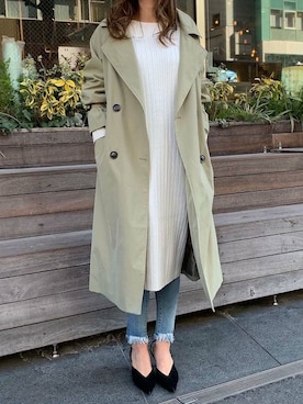 「春ワンピ」｜Delyle NOIR STAFFさん（レディース・160cm）の春コーディネート