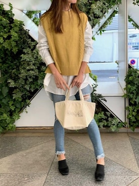 Delyle NOIR STAFFさん（レディース・160cm）の春コーディネート