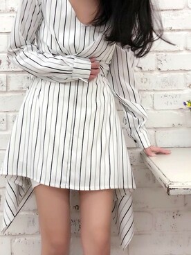 「春ワンピ」｜Delyle NOIR STAFFさん（レディース・160cm）の春コーディネート