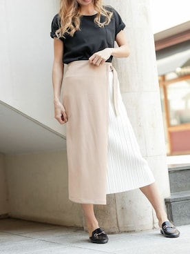 「ワッフル」｜Delyle NOIR STAFFさん（レディース・160cm）の春コーディネート