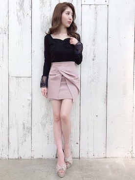 Delyle NOIR STAFFさん（レディース・160cm）の春コーディネート