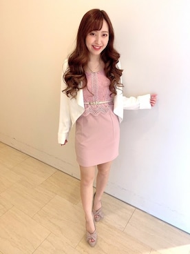 「春ワンピ」｜Delyle NOIR STAFFさん（レディース・160cm）の春コーディネート