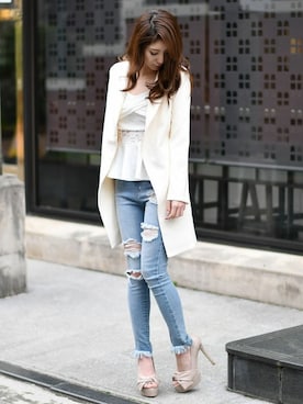 Delyle NOIR STAFFさん（レディース・160cm）の春コーディネート