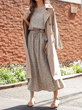 Delyle NOIR STAFFさん（レディース・160cm）の春コーディネート