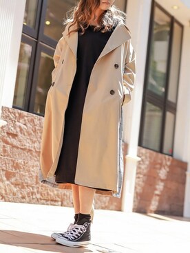 Delyle NOIR STAFFさん（レディース・160cm）の春コーディネート