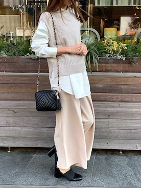 Delyle NOIR STAFFさん（レディース・160cm）の春コーディネート