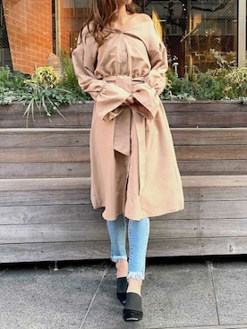 「シャツワンピ」｜Delyle NOIR STAFFさん（レディース・160cm）の春コーディネート