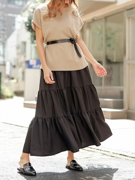 「DelyleNOIR」｜Delyle NOIR STAFFさん（レディース・160cm）の春コーディネート