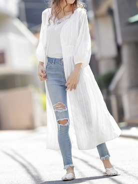 「春ワンピ」｜Delyle NOIR STAFFさん（レディース・160cm）の春コーディネート