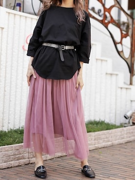 Delyle NOIR STAFFさん（レディース・160cm）の春コーディネート