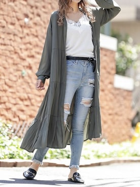 Delyle NOIR STAFFさん（レディース・160cm）の夏コーディネート