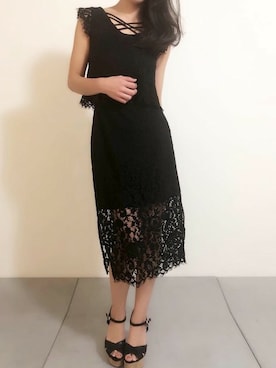 Delyle NOIR STAFFさん（レディース・160cm）の夏コーディネート