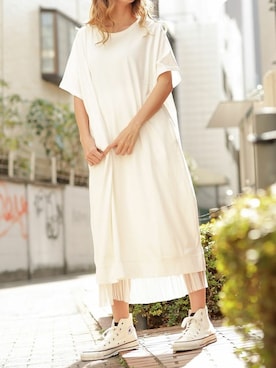 Delyle NOIR STAFFさん（レディース・160cm）の夏コーディネート