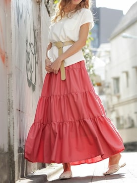 Delyle NOIR STAFFさん（レディース・160cm）の夏コーディネート