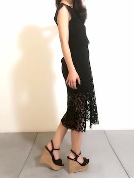 Delyle NOIR STAFFさん（レディース・160cm）の夏コーディネート