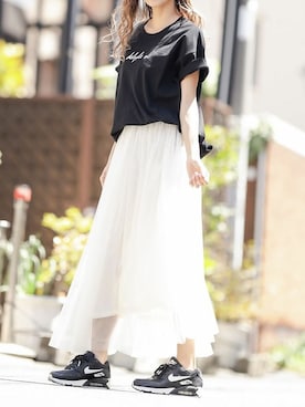 Delyle NOIR STAFFさん（レディース・160cm）の夏コーディネート