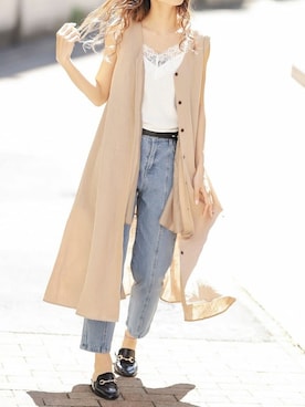 Delyle NOIR STAFFさん（レディース・160cm）の夏コーディネート