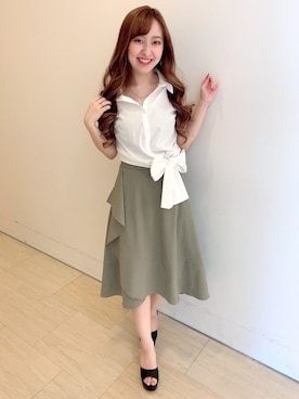 Delyle NOIR STAFFさん(レディース・160cm)の夏コーディネート