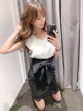 Delyle NOIR STAFFさん（レディース・160cm）の夏コーディネート