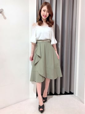 Delyle NOIR STAFFさん(レディース・160cm)の夏コーディネート