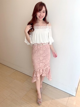 Delyle NOIR STAFFさん（レディース・160cm）の夏コーディネート