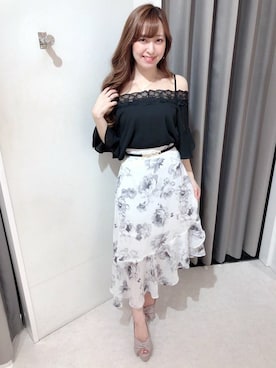 Delyle NOIR STAFFさん（レディース・160cm）の夏コーディネート