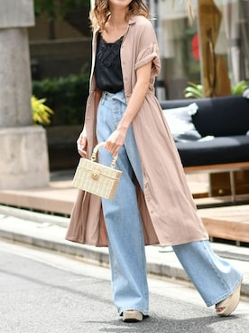 Delyle NOIR STAFFさん（レディース・160cm）の夏コーディネート