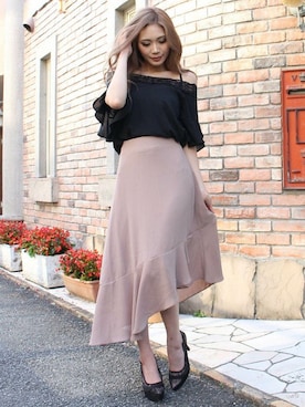 Delyle NOIR STAFFさん（レディース・160cm）の夏コーディネート