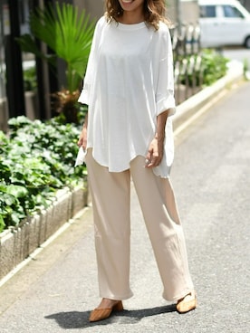 Delyle NOIR STAFFさん（レディース・160cm）の夏コーディネート