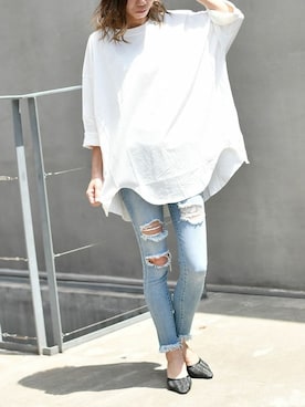 Delyle NOIR STAFFさん（レディース・160cm）の夏コーディネート