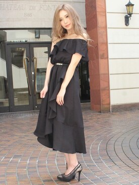 Delyle NOIR STAFFさん（レディース・160cm）の夏コーディネート