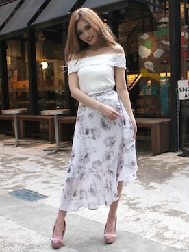 Delyle NOIR STAFFさん（レディース・160cm）の夏コーディネート