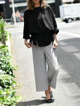 Delyle NOIR STAFFさん（レディース・160cm）の夏コーディネート