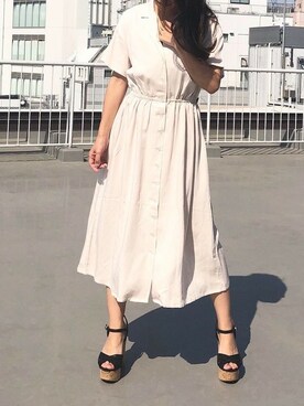 Delyle NOIR STAFFさん（レディース・160cm）の夏コーディネート