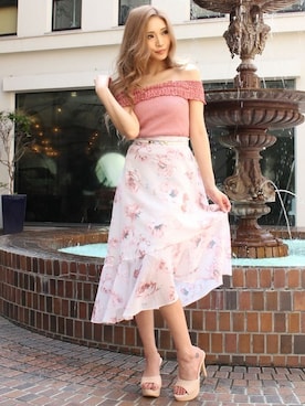 Delyle NOIR STAFFさん（レディース・160cm）の夏コーディネート