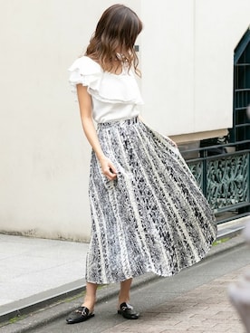 Delyle NOIR STAFFさん（レディース・160cm）の夏コーディネート