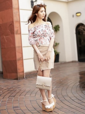 Delyle NOIR STAFFさん（レディース・160cm）の夏コーディネート