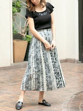 「DelyleNOIR」｜Delyle NOIR STAFFさん（レディース・160cm）の夏コーディネート