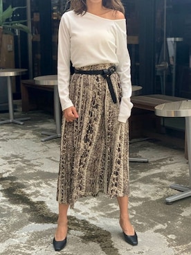 「DelyleNOIR」｜Delyle NOIR STAFFさん（レディース・160cm）の夏コーディネート