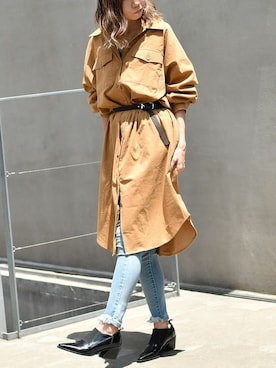 「DELYLE（デイライル）のアイテム」を使った、Delyle NOIR STAFFさん（レディース・160cm）の秋コーディネート