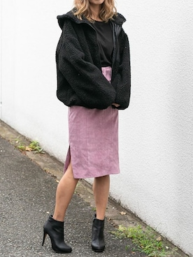 「DelyleNOIR」｜Delyle NOIR STAFFさん（レディース・160cm）の秋コーディネート